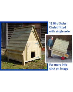 Chicken Coop - Swiss Chalet - 12 Hens