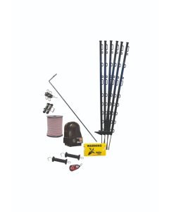 100m Battery - 2 Line Strip Grazing Electric Fence Horse and Pony Starter Kit 